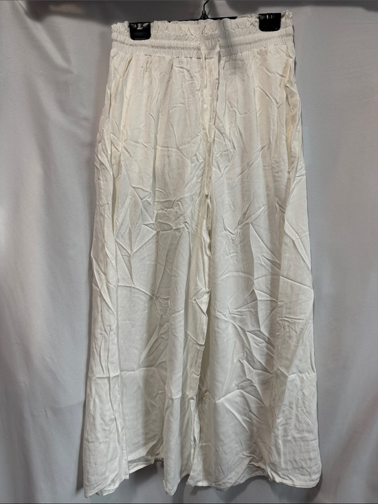 Dokotoo Pants - Women's White Wide-Leg Drawstring Pants